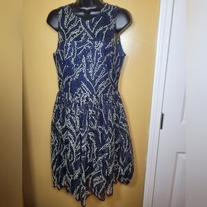 Belle Badgley Mischka Sequined Floral Formal dress sz 6